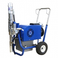High Performance EKIIV Q4 Airless Putty Sprayer with Two-Stage Direct Connect Motor for Superior Material Handling Power